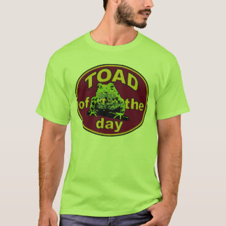 T-shirt Crapaud de la pièce en t de jour