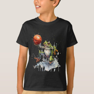 T-shirt Crapaud de sketll aquarelle Grenouille de sketll A
