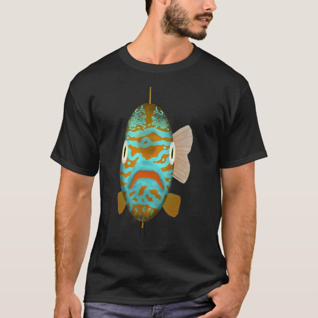 T-shirt Crapet à longues oreilles - Tête de poisson (Devant)