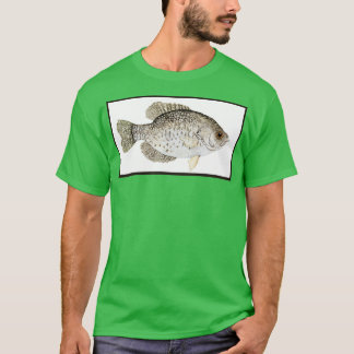 T-shirt Crappie noire