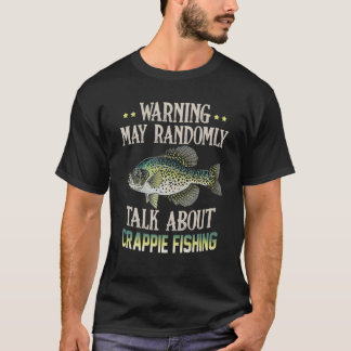 T-shirt Crappie Pêche Poisson d'eau douce Hommes Femmes En