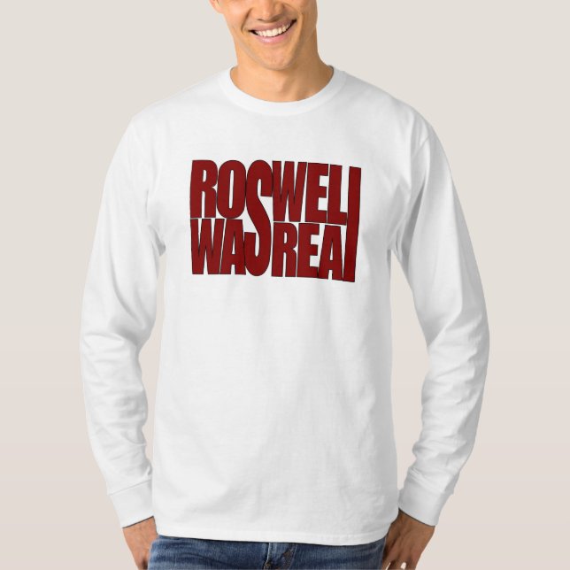 T-shirt crash de Roswell UFO (Devant)
