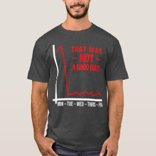 T-shirt Crash du marché stock Forex Trader Investisseur D