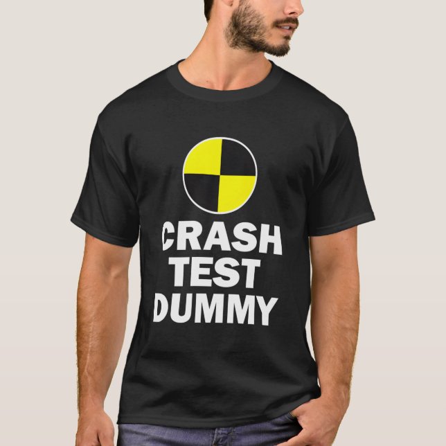 T-shirt Crash Test Dummy Costume de Dernière minute drôle  (Devant)