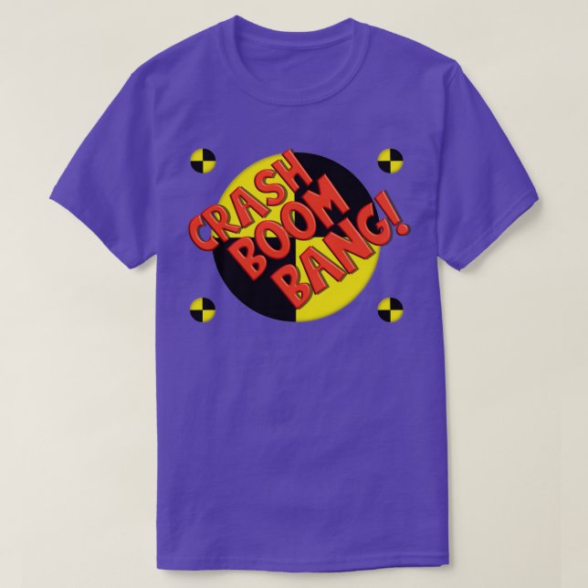 T-shirt Crash Test Dummy drôle Costume drôle (Design devant)