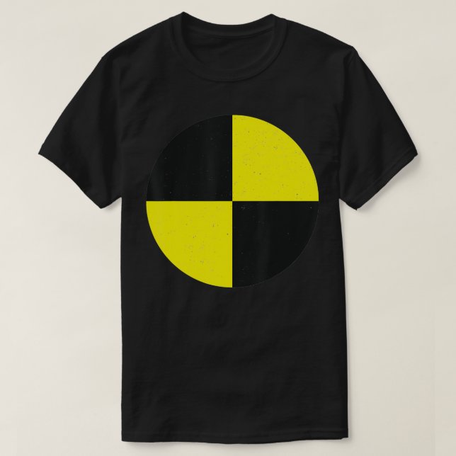 T-shirt Crash Test Dummy Funny Easy Halloween Costume (Design devant)