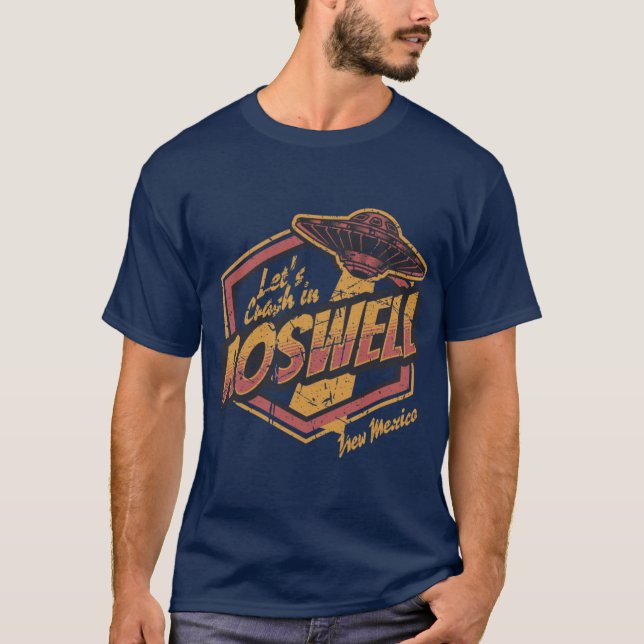 T-shirt Crashons à Roswell les amis (Devant)
