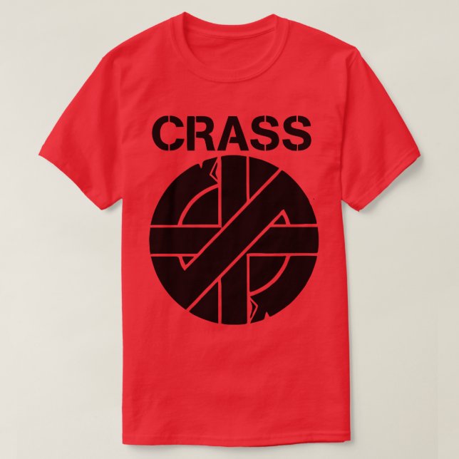 T-shirt Crass Punk (Design devant)