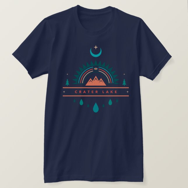T-shirt crater lac boho (Design devant)
