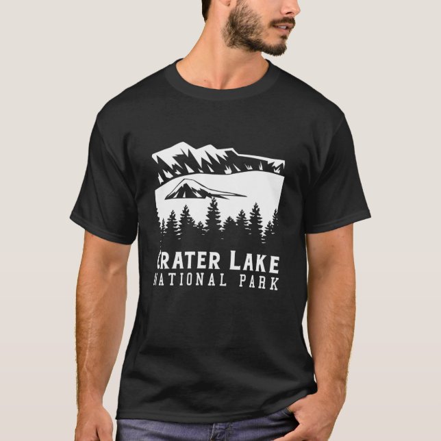 T-shirt Crater Lake National Park Hiking Vacation (Devant)