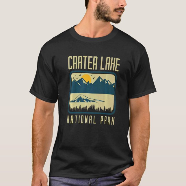 T-shirt Crater Lake National Park Hiking Vacation  12 (Devant)