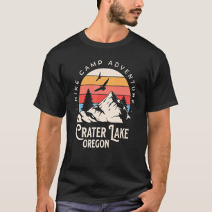 T-shirt Crater Lake Oregon Nature Randonnée Montagnes en p