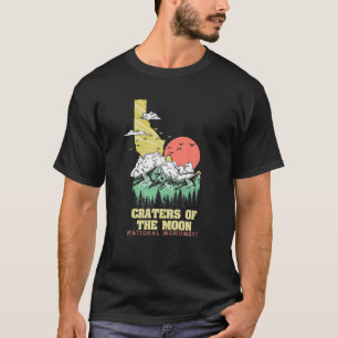 T-shirt Cratères de la Lune Monument Idaho Nature extérieu