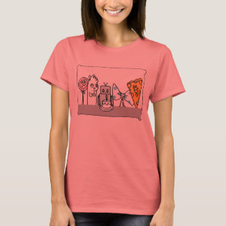 T-shirt Cravate d'anniversaire de Bow