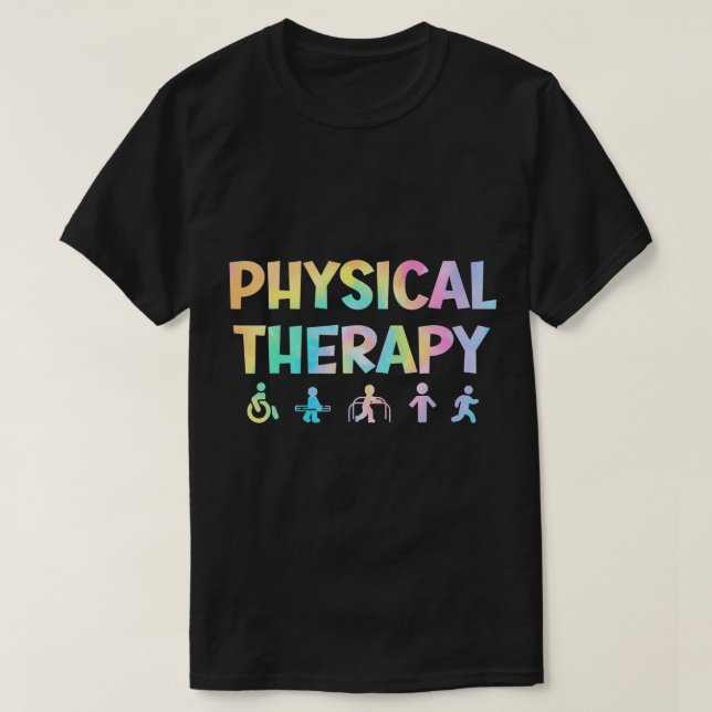 T-shirt Cravate de thérapie physique Dey physiothérapeute  (Design devant)