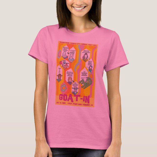 T-shirt Cravate-Dye Spirale-Chèvre (Devant)