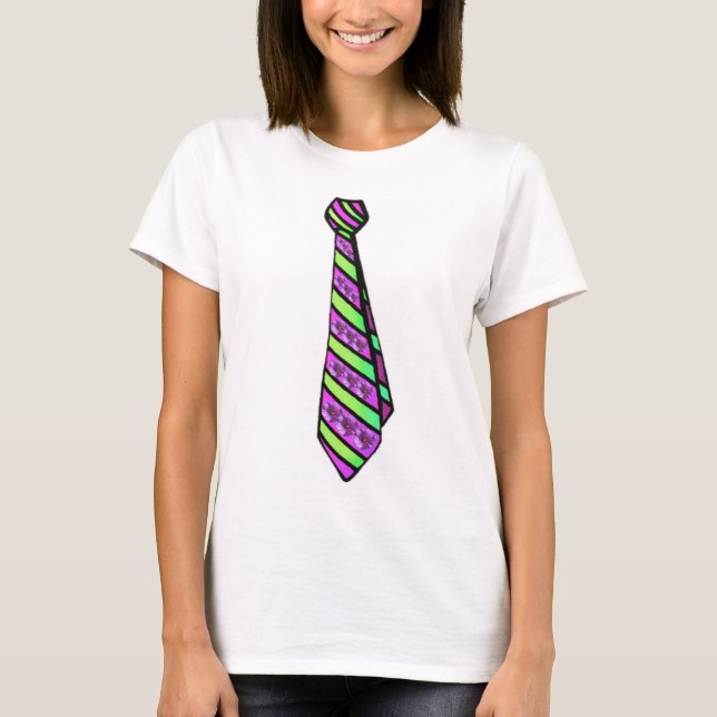 T-shirt Cravate florale (Devant)
