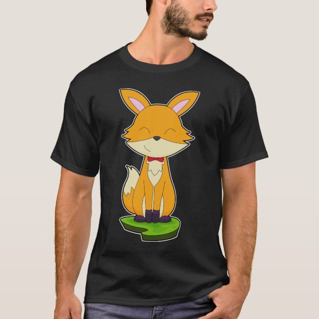 T-shirt Cravate Fox Gentleman Bow (Devant)