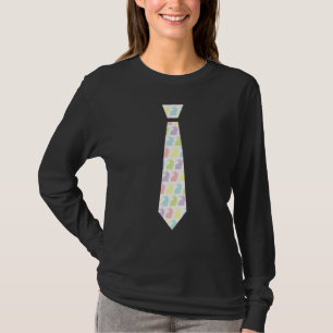 T-shirt Cravate lapin de Pâques Necktie Joyeux Pâques Homm