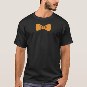 T-shirt Cravate Orange Bow pour Hommes Femmes Bitcoin supp