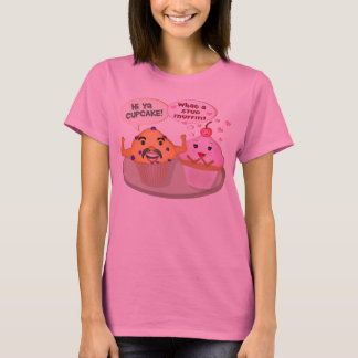 T-shirt Cravate-Teinture de Cupcake drôle