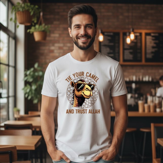 T-shirt Cravate ton chameau et fais confiance à Allah (Créateur téléchargé)