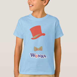 T-shirt Cravate Wonka Top Hat & Bow