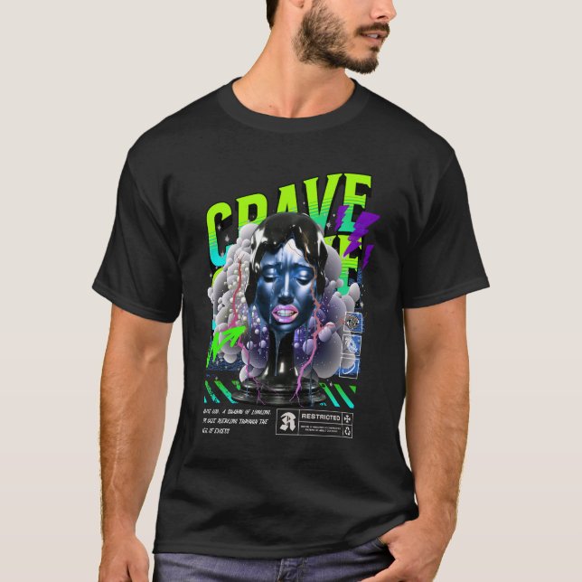 T-shirt Crave: Veil of Excess (Devant)