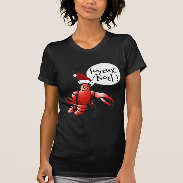 T-shirt Crawdad de Père Noël (jabots de Père Noël) (Devant)