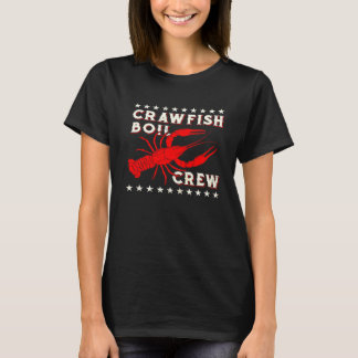T-shirt Crawfish Boil Crew  Cajun  For Men Mardi Gras