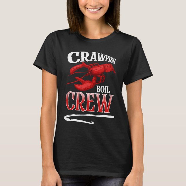 T-shirt Crawfish Boil Crew Crayfish (Devant)