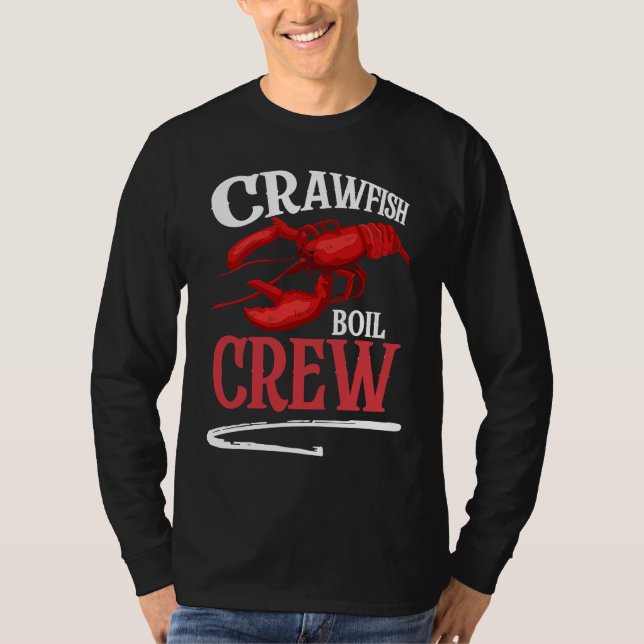 T-shirt Crawfish Boil Crew Crayfish  2 (Devant)