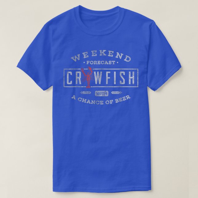 T-shirt Crawfish Boil Dons Weekend Prévision Cajun et Bee (Design devant)
