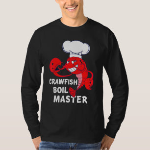 T-shirt Crawfish Boil Master Cajun Seafood Festival Vinci