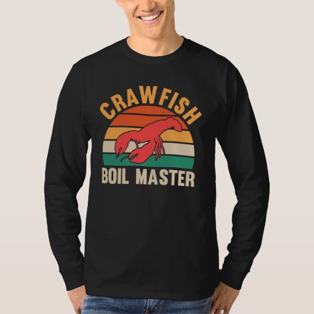 T-shirt crawfish boil master fish (Devant)
