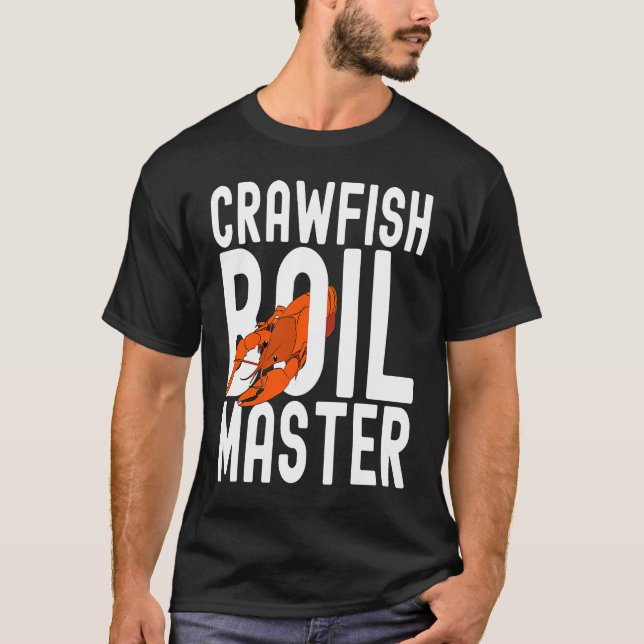 T-shirt Crawfish Boil Master Mens Crawfish Crew  1 (Devant)