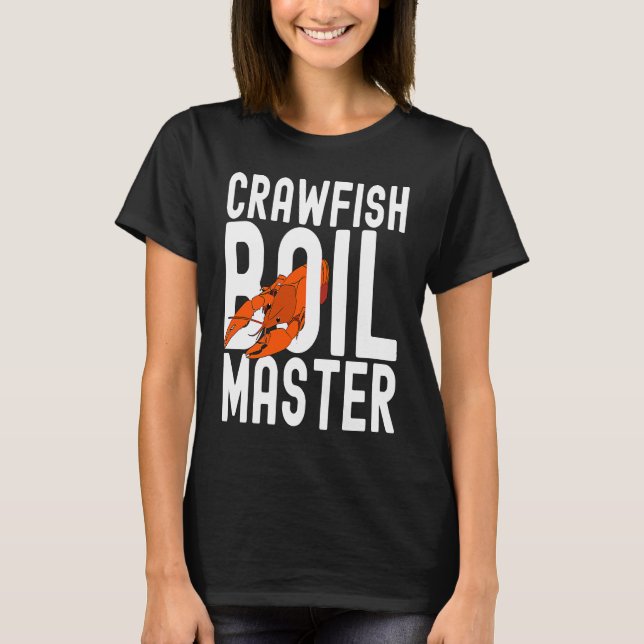 T-shirt Crawfish Boil Master Mens Crawfish Crew  1 (Devant)
