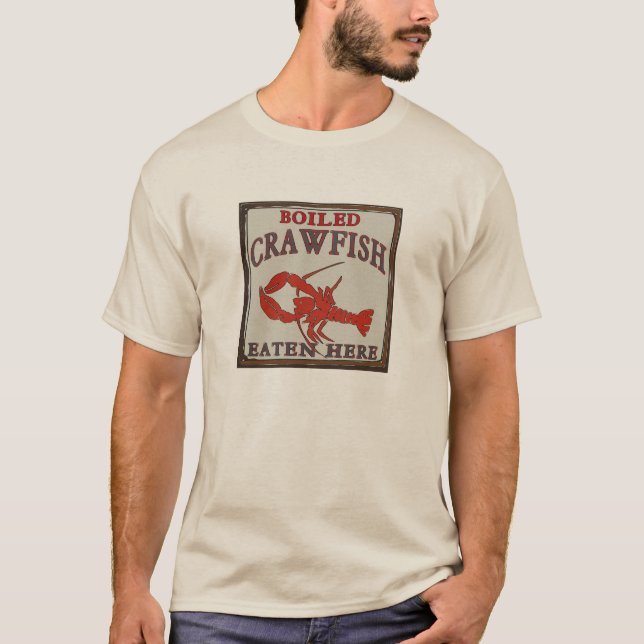 T-shirt Crawfish Bouilli Ici (Devant)