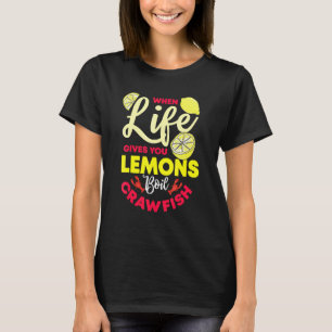 T-shirt Crawfish Écris Citron ébullition Fooh Fruits de me