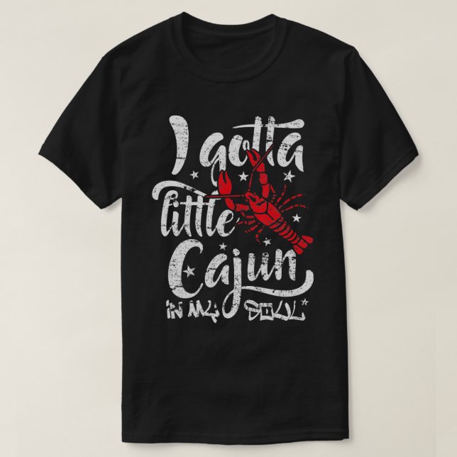 T-shirt Crawfish Faire Bouillir Little Cajun Dans Mon Âne  (Design devant)
