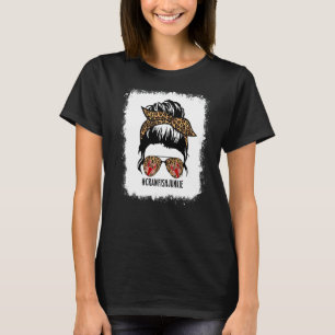 T-shirt Crawfish Junkie Leopard Messy Bun Crawfish Boil C