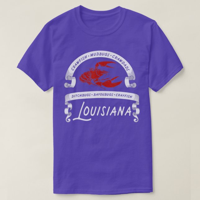 T-shirt Crawfish Mudbug Crawdads Crayfish Louisiane (Design devant)