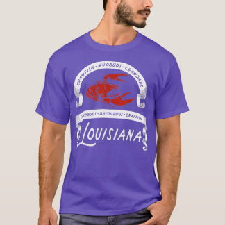 T-shirt Crawfish Mudbug Crawdads Crayfish Louisiane