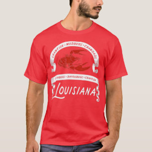 T-shirt Crawfish Mudbug Crawdads Crayfish Louisiane
