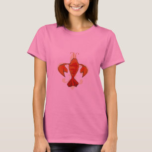 T-shirt Crawfish ou homard Fleur De Lis