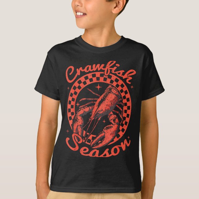 T-shirt Crawfish Season Crawfish Boil Lobster Cajun Men Wo (Devant)