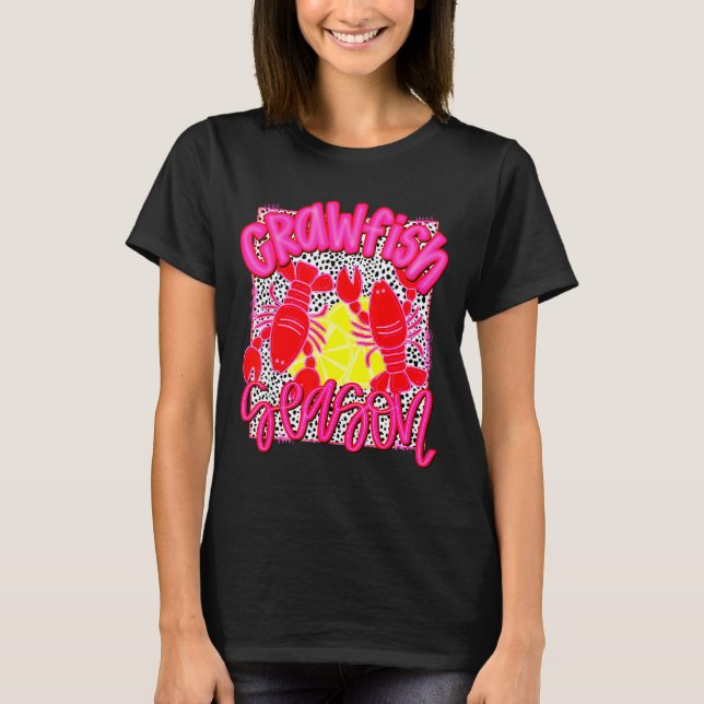 T-shirt Crawfish Season Funny Tee For Men Women Kids  (Devant)