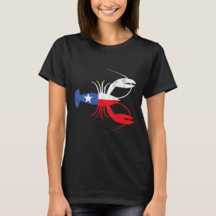 T-shirt Crawfish Texas Crawdaddy Southern Food Mardi Gras