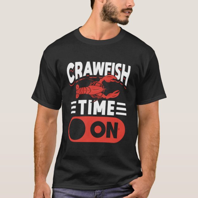 T-shirt Crawfish Time On (Devant)