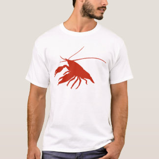 T-shirt crawfish's silhouette (Red)